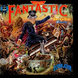 Elton John - Captain Fantastic and the Brown Dirt Cowboy - album cover