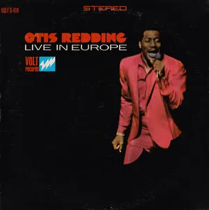 Otis Redding - Live in Europe - album cover
