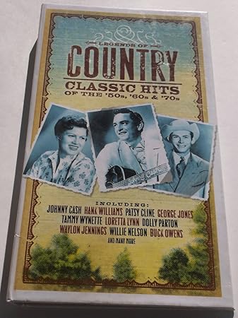 Legends of Country : Classic Hits of the 50's, 60's and 70's (3 CD BOX SET) + Bonus